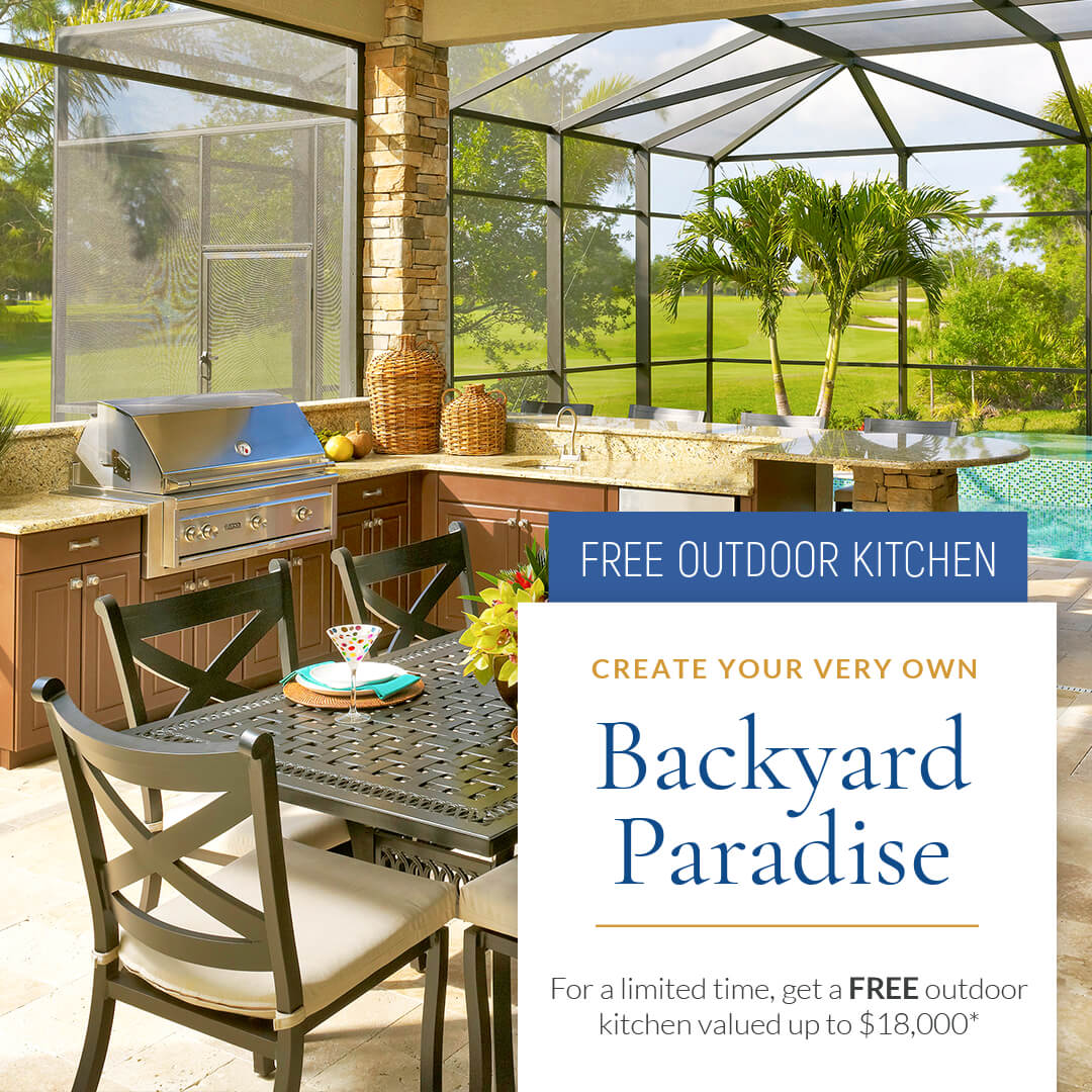 Free Outdoor Kitchen Promotion