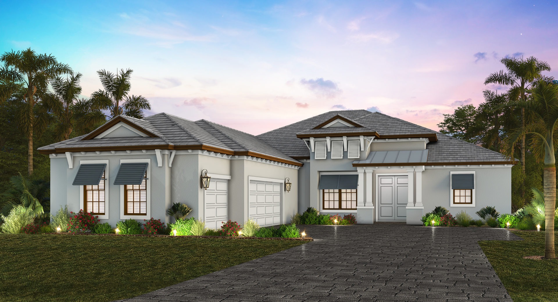 The Newport is one of the newest floorplans in the St. Lucia neighborhood